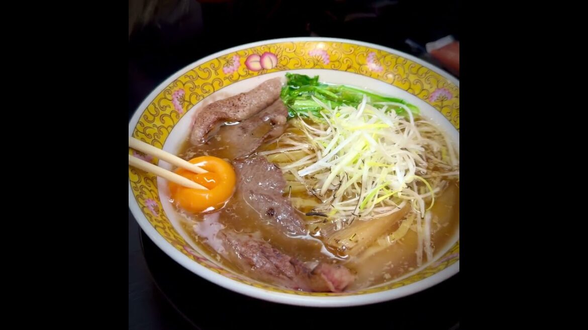 Torch Cooked Kobe Beef Ramen🍜 #eating #youtubeshorts #shorts #short #viralfood #shortvideo #noodles