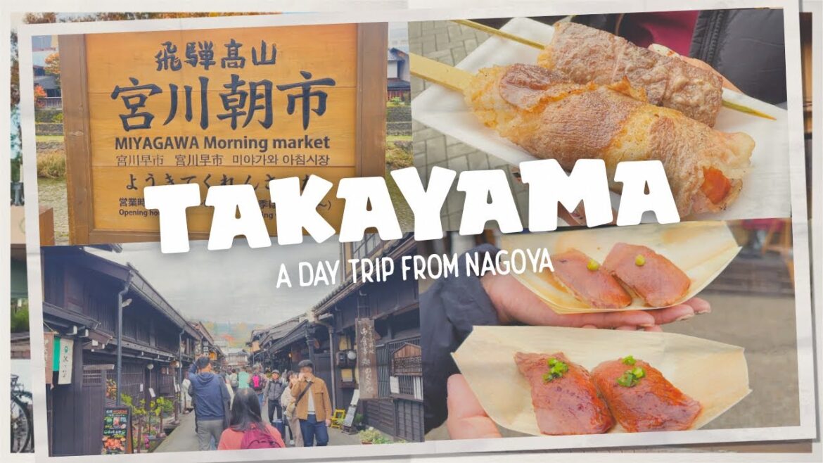 Autumn in Nagoya 🍁 Day trip from Nagoya: Takayama - Gifu