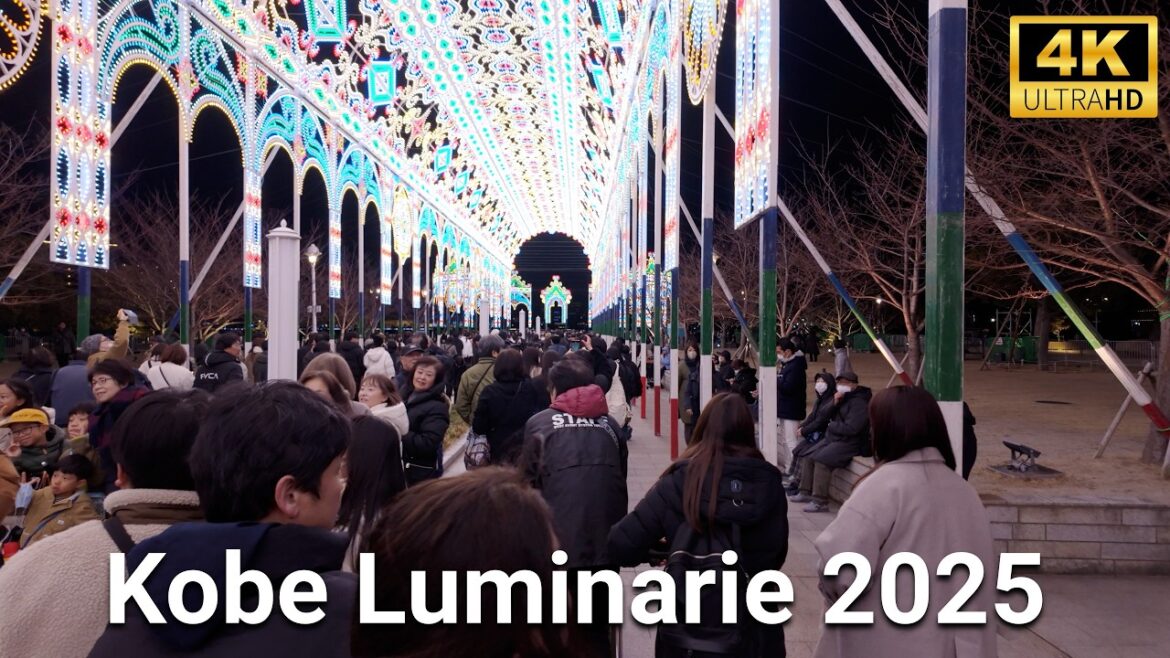 "Kobe Luminarie 2025 ✨ | Japan's Stunning Light Festival"