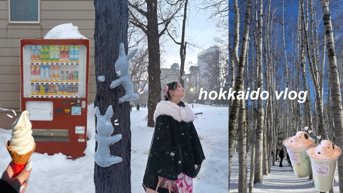 3 days in hokkaido ❄️ | kimonos, birch tree forest, otaru, nijo market, snoopy cafe, etc. 3 days in hokkaido ❄️ | kimonos, birch tree forest, otaru, nijo market, snoopy cafe, etc.