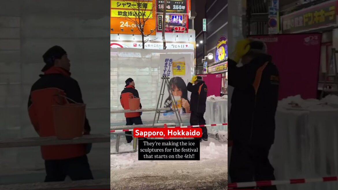 Sapporo is ready to welcome you from tomorrow #sapporo #snow #festival #travel #explore #hokkaido