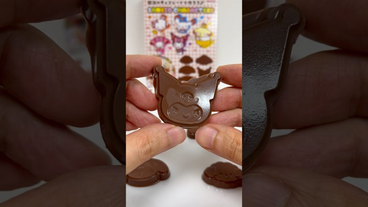 DIY Kuromi Sanrio Characters Chocolate #shorts