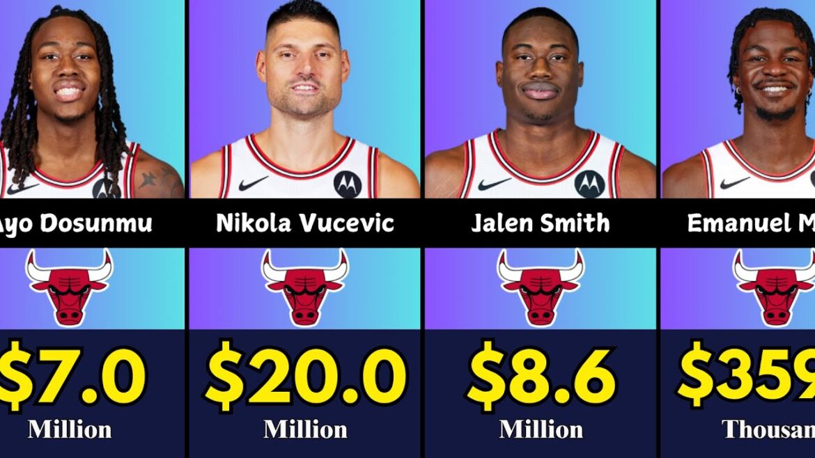 Chicago Bulls Player Salaries Comparisons. Poorest to Highest Paid. NBA | Vucevic | Kobe Bryant Chicago Bulls Player Salaries Comparisons. Poorest to Highest Paid. NBA | Vucevic | Kobe Bryant