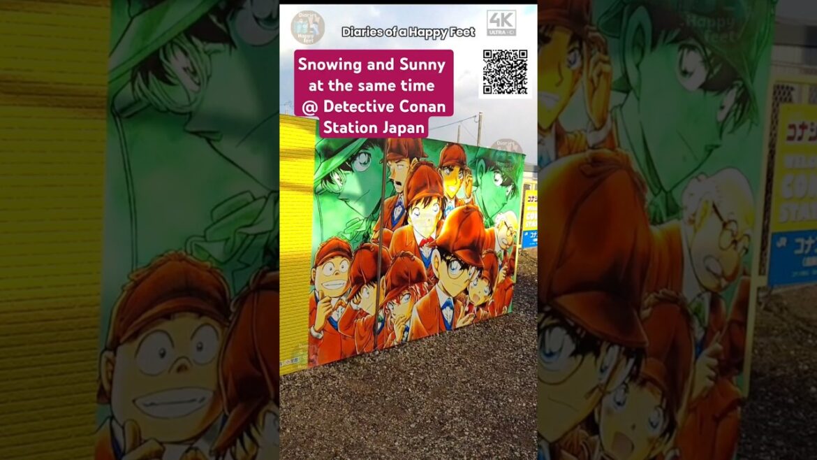 Sun Shower or Sun Flurry? @ Detective Conan Station Japan #japantravel #detectiveconanstation #japan