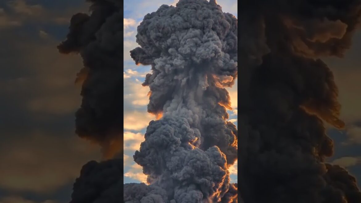 Kagoshima, Japan – December 23, 2024 – Sakurajima Volcano erupted with a strong explosion. Kagoshima, Japan – December 23, 2024 – Sakurajima Volcano erupted with a strong explosion.