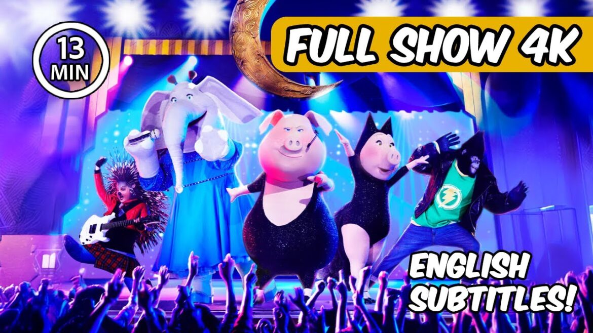 [4K] 📖🎉 SING ON TOUR! Full Live Action Show | シング・オン・ツアー | Universal Studios Osaka, Japan