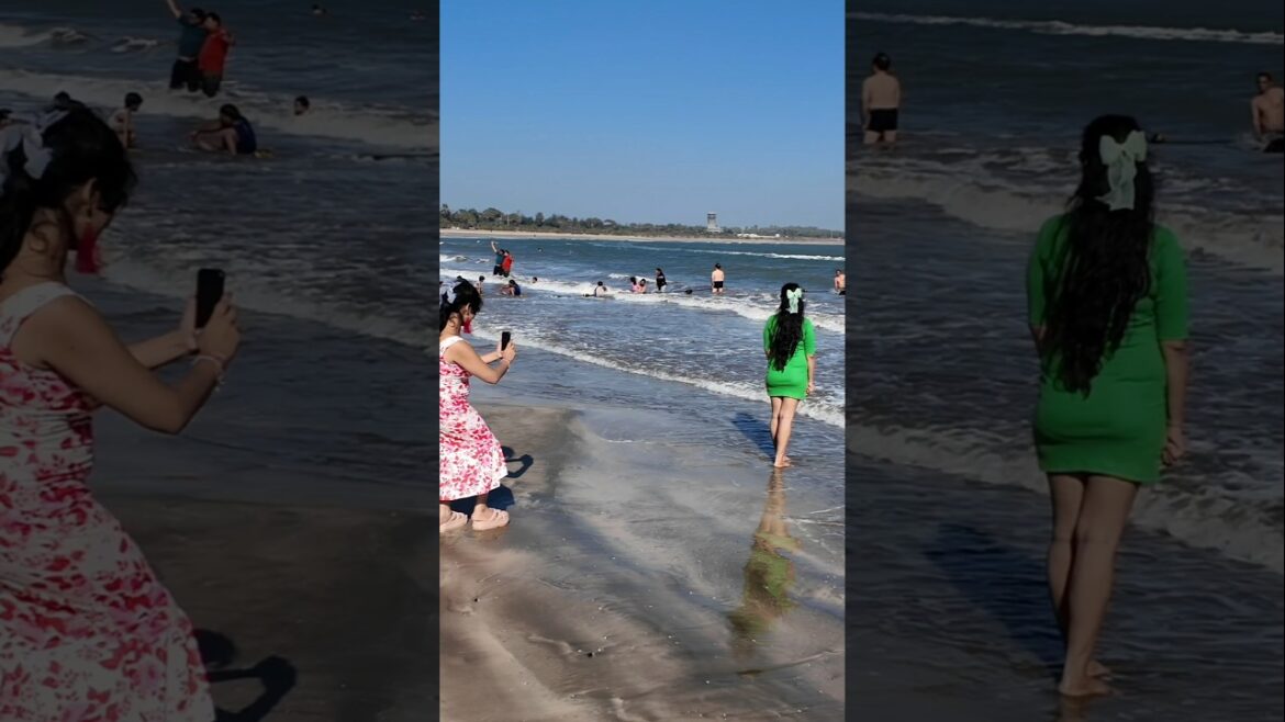 The Beauty of Nagoa Beach, Diu | Travel With Sharan #Nagoabeach #Diu #viralshorts