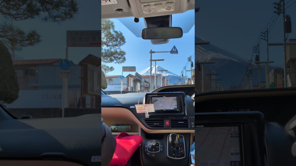 Driving Main Steet Fujiyoshida Mount Fuji Japan – Photos Taken every second of every day? Driving Main Steet Fujiyoshida Mount Fuji Japan - Photos Taken every second of every day?