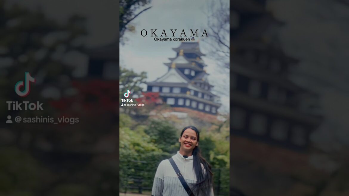 OKAYAMA CASTLE 🏰 #srilankaninjapan #japan