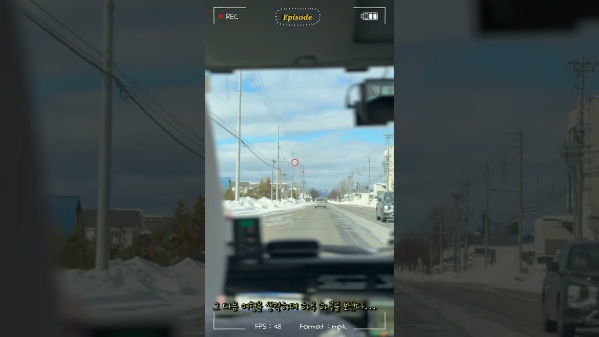 By By By...  #biei #travel #travelvlog #snow #asahikawa #sapporo #asahidakeropeway @Episode에피소드