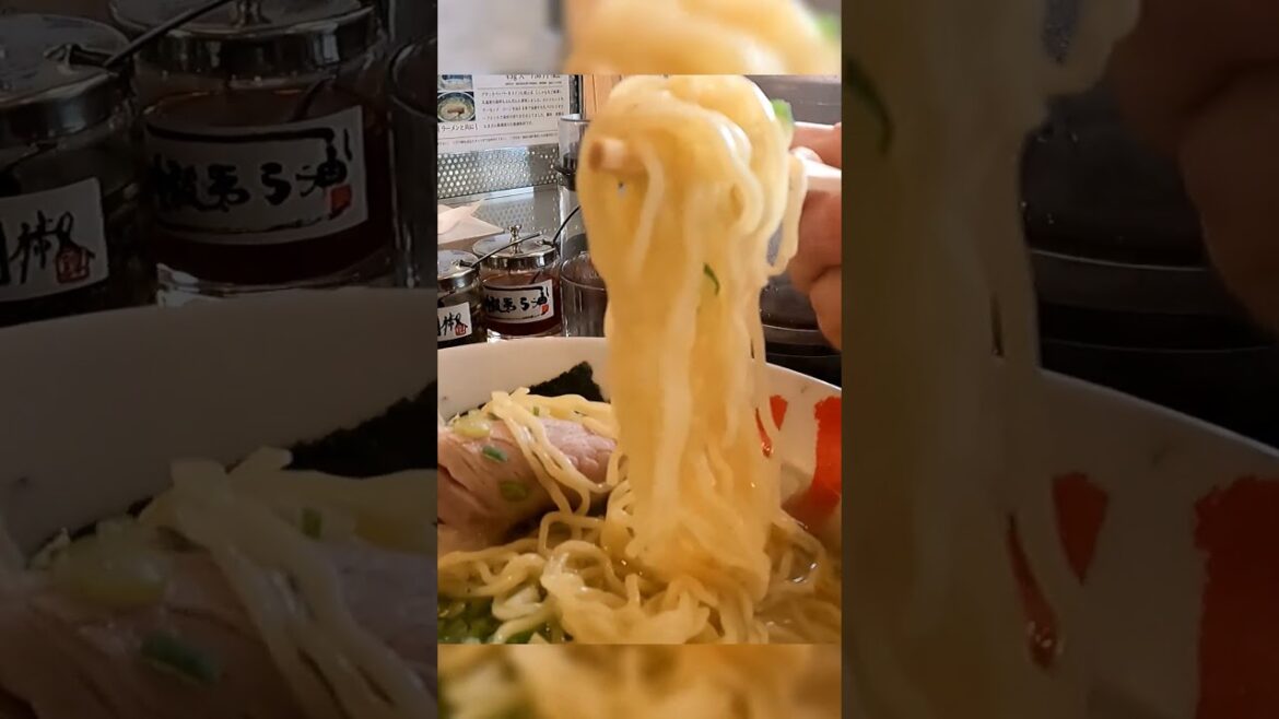 Salt Ramen from Ajisai Ramen in Hakodate #Japan #japanesefood