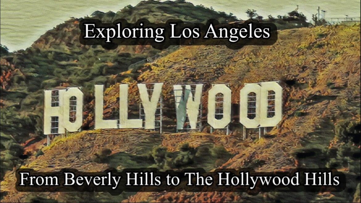 Exploring Los Angeles. Beverly Hills and Hollywood Hills. Exploring Los Angeles. Beverly Hills and Hollywood Hills.