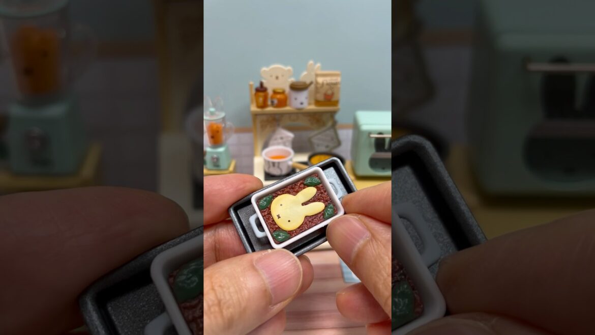 Re-ment miffy NaturalKitchen Miniature Kitchen Gadgets Oven #shorts