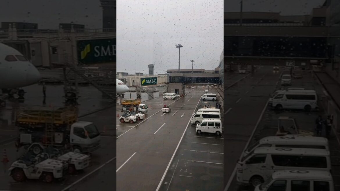 Departure from Narita International Airport, Tokyo, Japan to Los Angeles USA