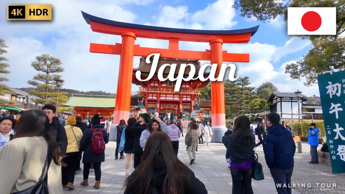 Fushimi Inari Taisha | Kyoto | Japan Walking Tour 2025 [4K HDR 60 FPS]