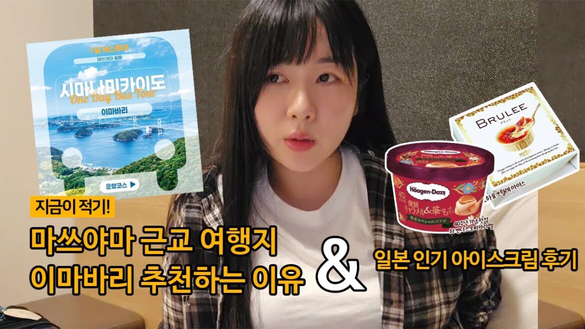 🇯🇵마쓰야마 근교 이마바리 지금 가야해요!🚴‍♂️+일본 편의점 아이스크림  후기🍦 ep.5