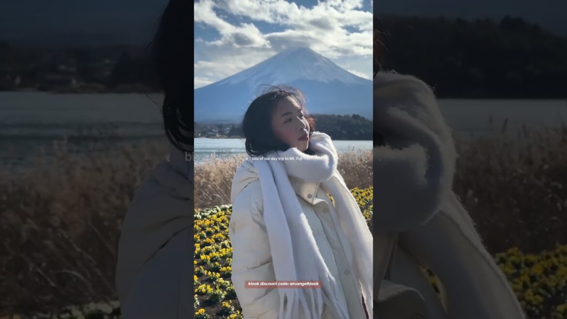 Hello Mt. Fuji! 🤍 #shorts #japan #mtfuji