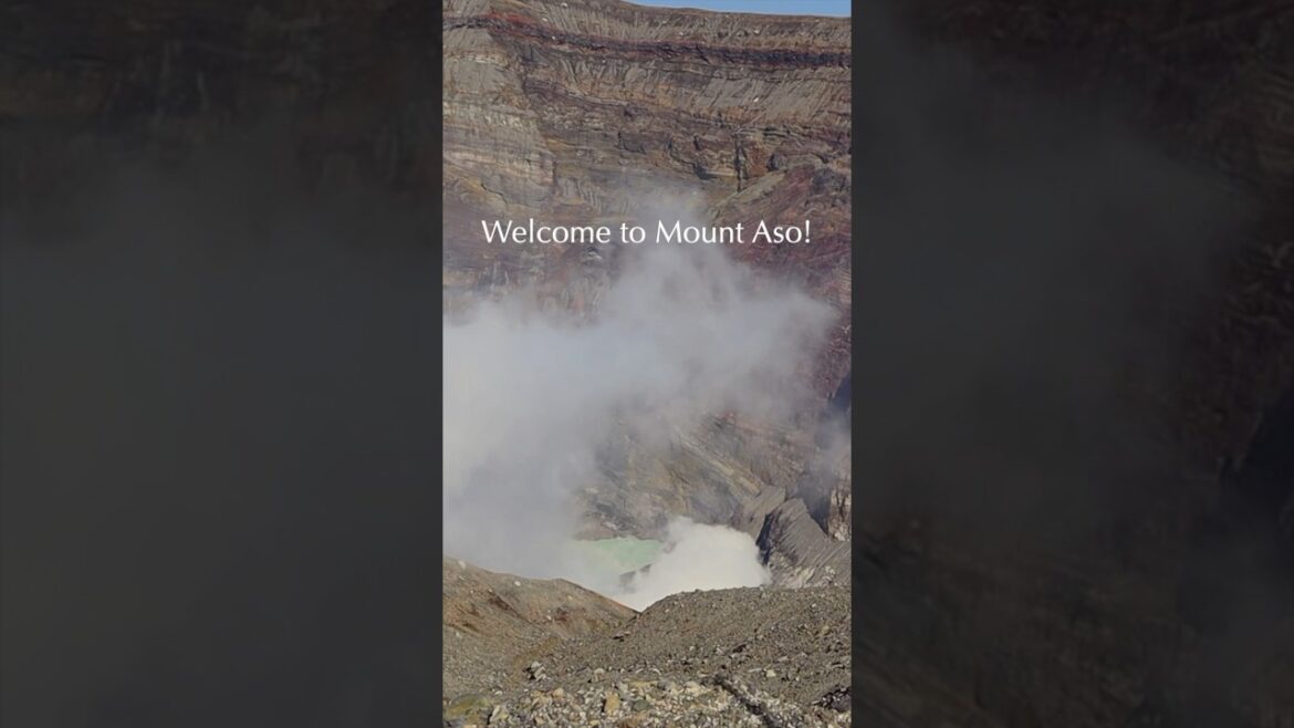 Not every day has an awesome field trip, but Mount Aso was a good one. #traveljapan #worldschooling