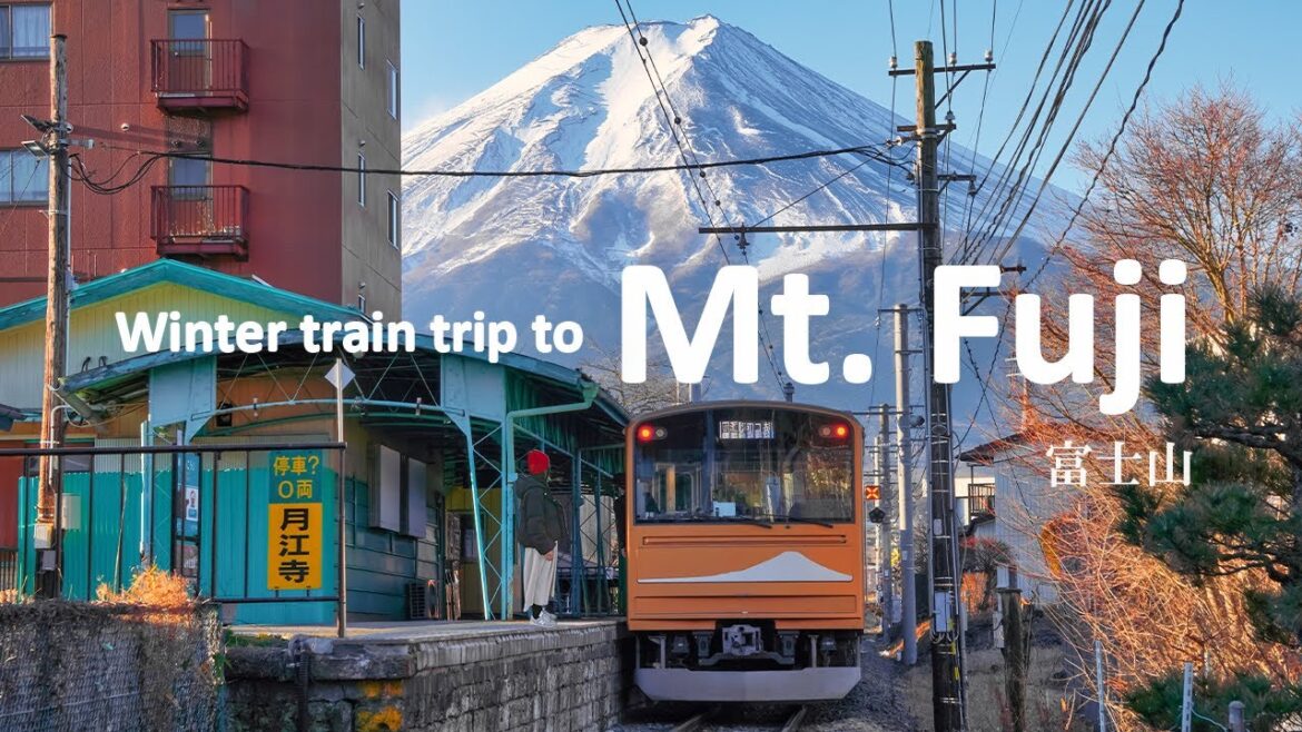 Day Trip to Mt. Fuji Area from Tokyo | Winter Train Trip | JAPAN TRAVEL VLOG Day Trip to Mt. Fuji Area from Tokyo | Winter Train Trip | JAPAN TRAVEL VLOG