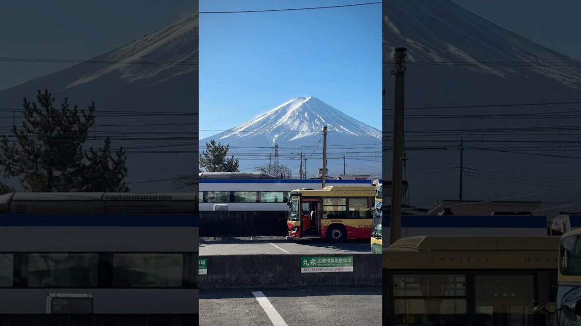 Bike walk near Railway near Fuji Mountain 🗻