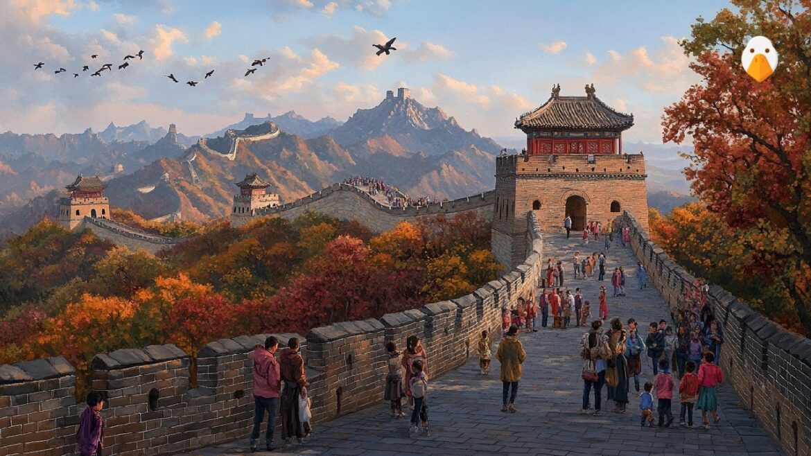 The Great Wall, China🇨🇳 One of the New 7 Wonders of the World! (4K HDR)