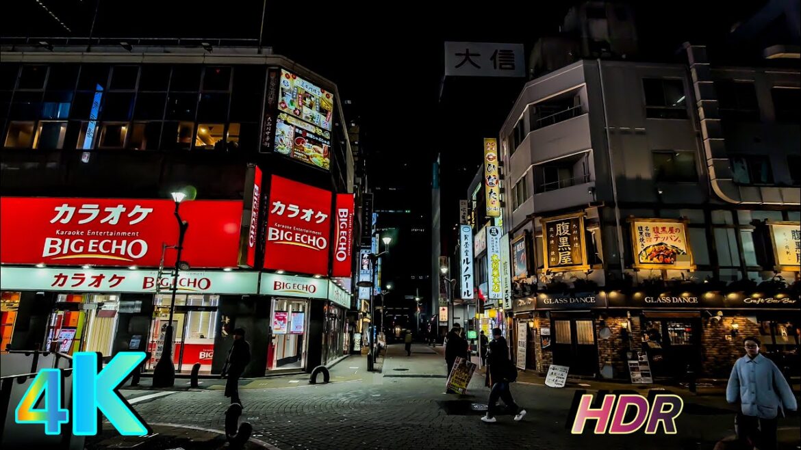 Shinagawa Tokyo Night Walk | Japan Walking Tour 2025 • 4k HDR