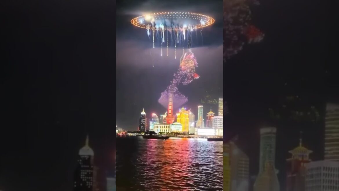 Menajubkan Pesta kembang api di shanghai china 2025