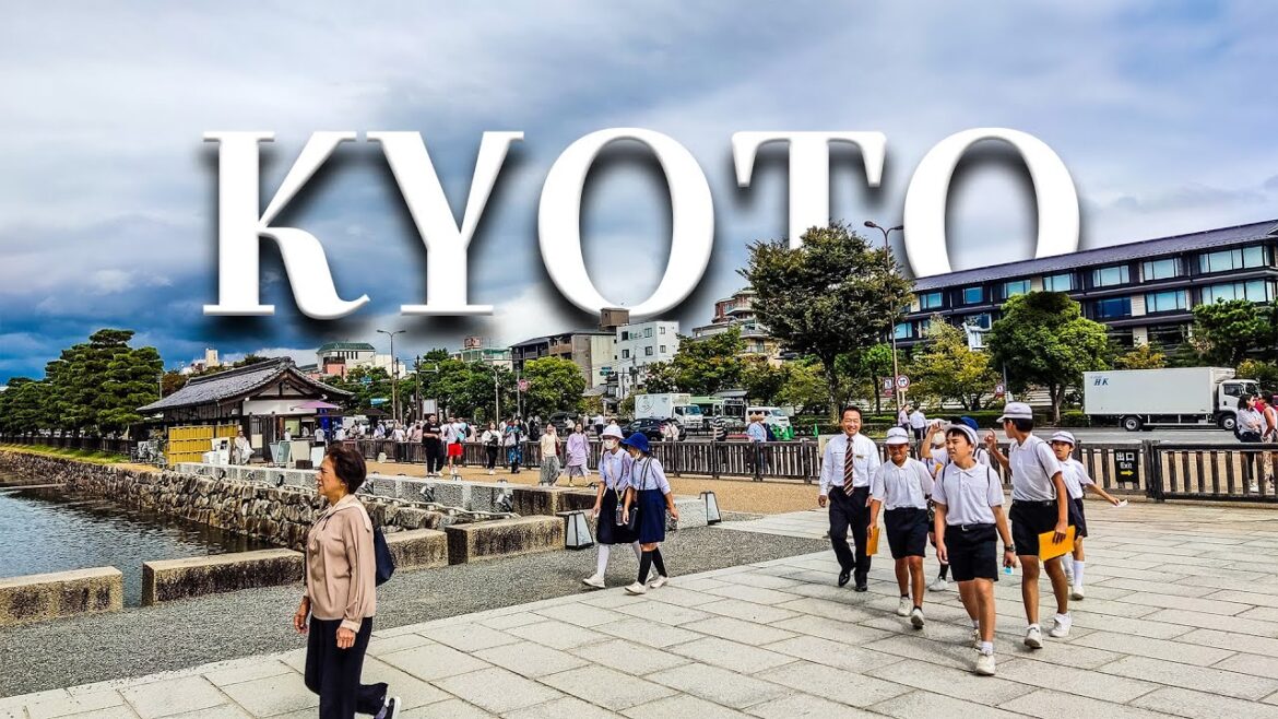 Walking Tour in Kyoto - Japan  🇯🇵 Nijō Castle  4k
