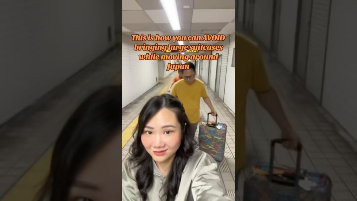 Avoid bringing large luggage around Japan with Yamato Transport Luggage Services #japan #traveltips