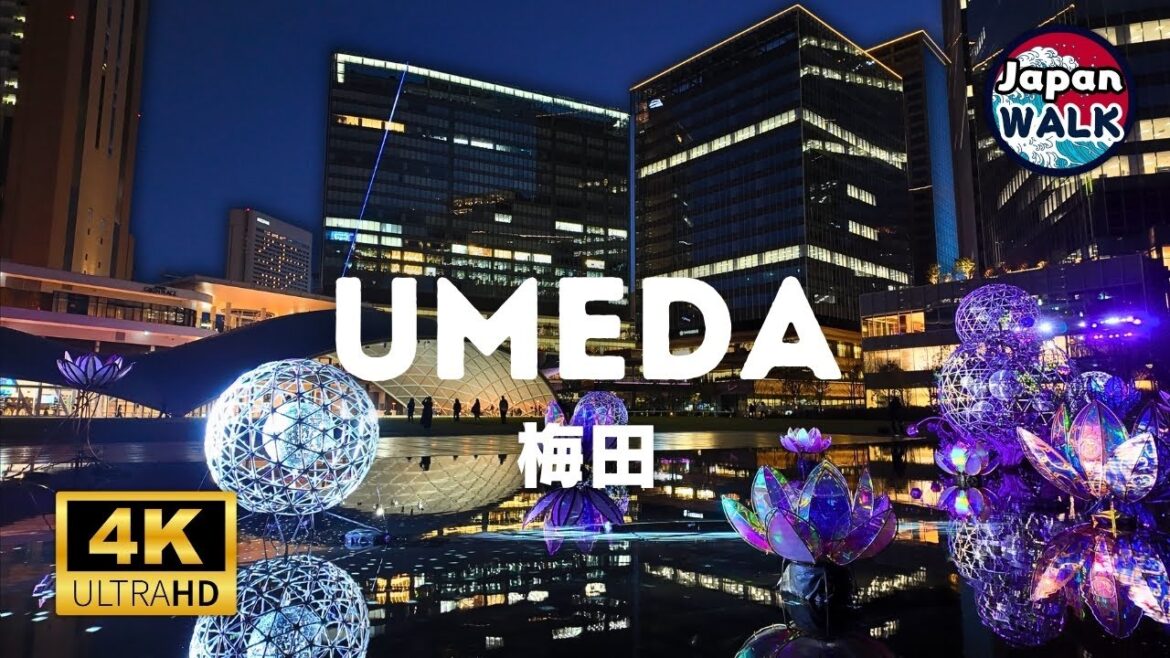 Umeda: Osaka's Hidden Gems at Night | Walking Tour | The Japan Walk | 4K