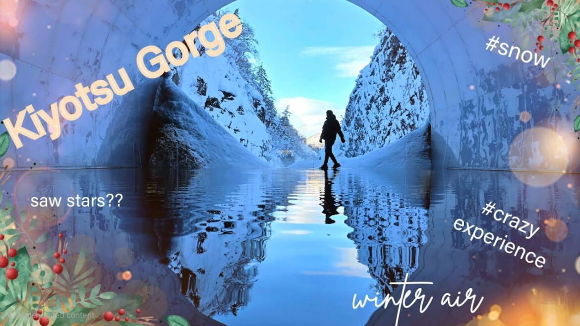 Lost in the beauty of Kiyotsu Gorge… almost lost for the night too! 😅⛰️ #CloseCall #TravelAdventures