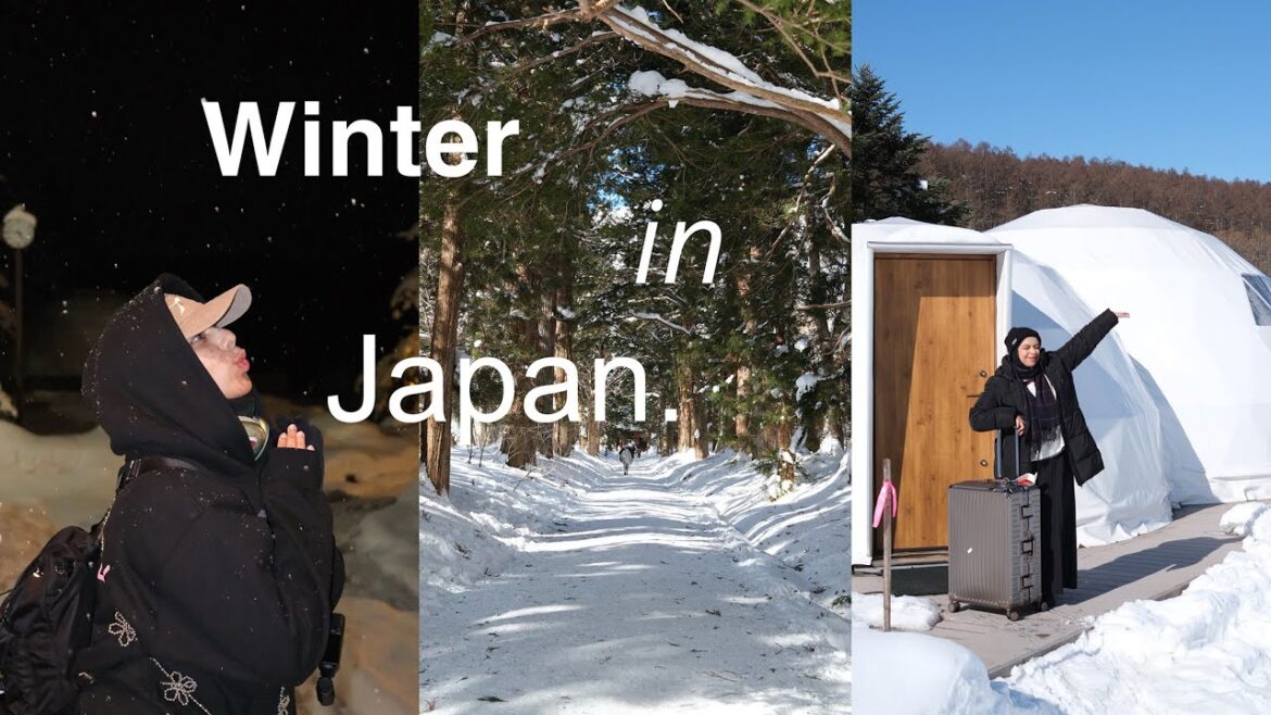 Japan Winter Vlog: glamping in Nagano & exploring Kyoto!