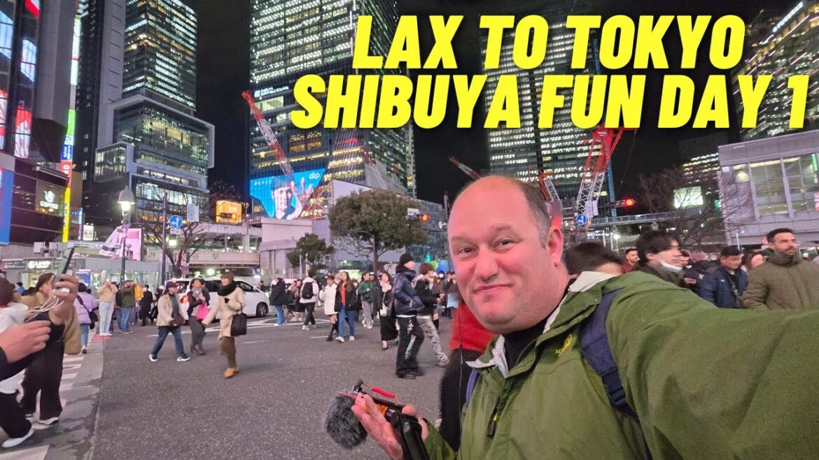 Lax to Tokyo on Delta visiting Shibuya my favorite Ramen shop and Disney store 2/5/2025