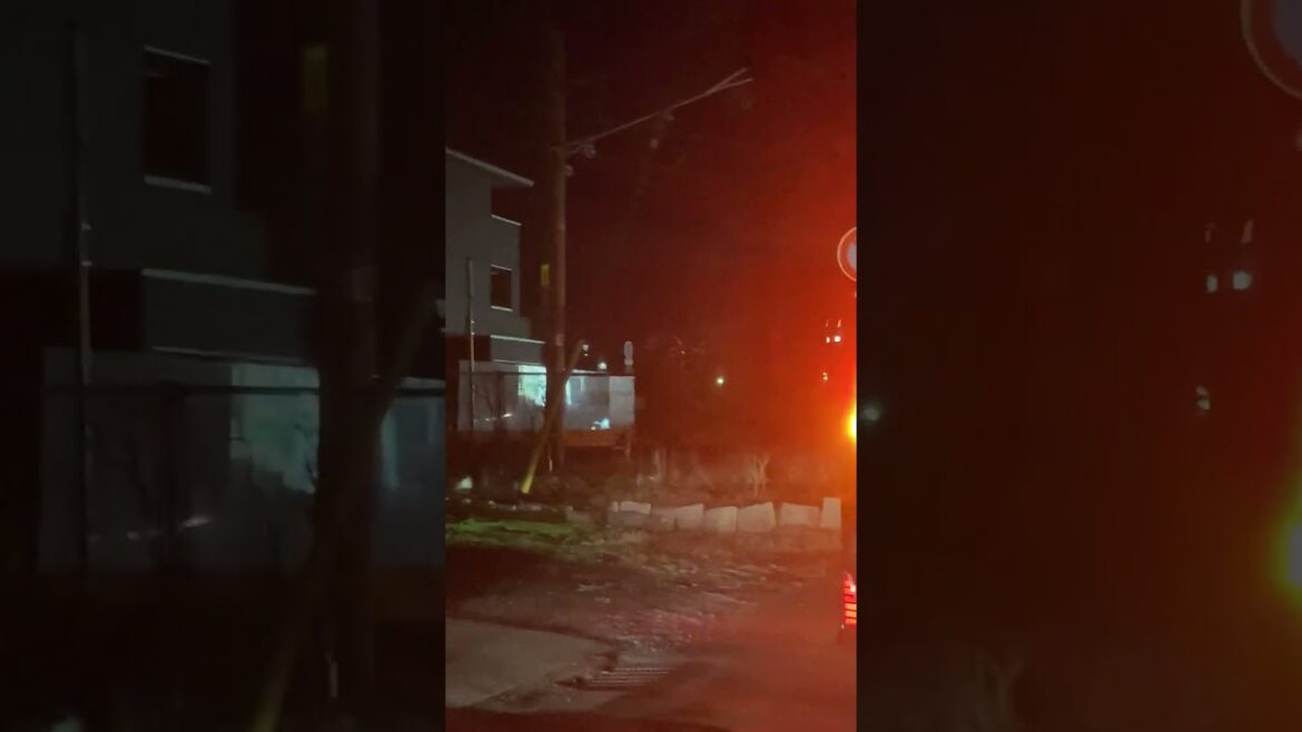 Yellow train crossing in Ube city Japan #youtubeshorts  #train