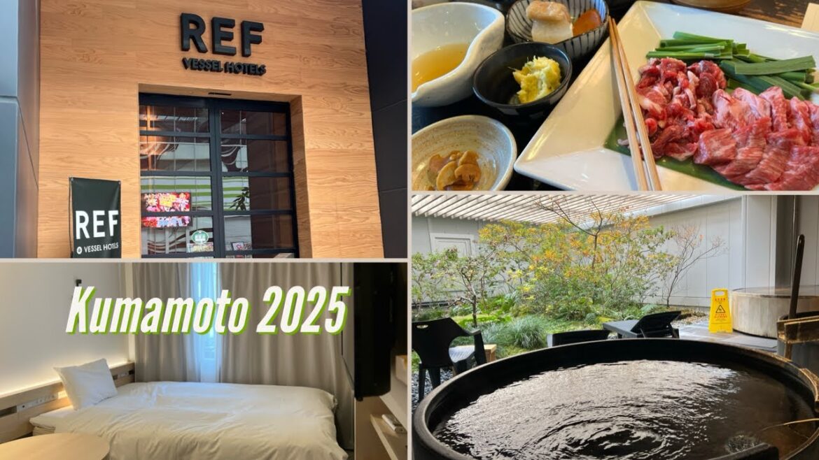 🇯🇵Kumamoto🇯🇵 Must Try Local Cuisine 🐂🐎 Comfy Public Bath ♨️ REF Kumamoto by VESSEL HOTELS 💜 2025