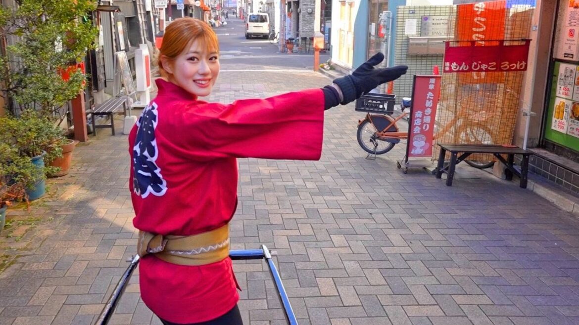 Pulled Around Tokyo by a Charming Japanese Girl