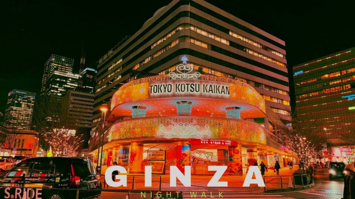 TOKYO JAPAN 🇯🇵 [4K] GINZA~Tokyo’s Luxury Shopping District- Night Walking Tour ​⁠@japan_walk