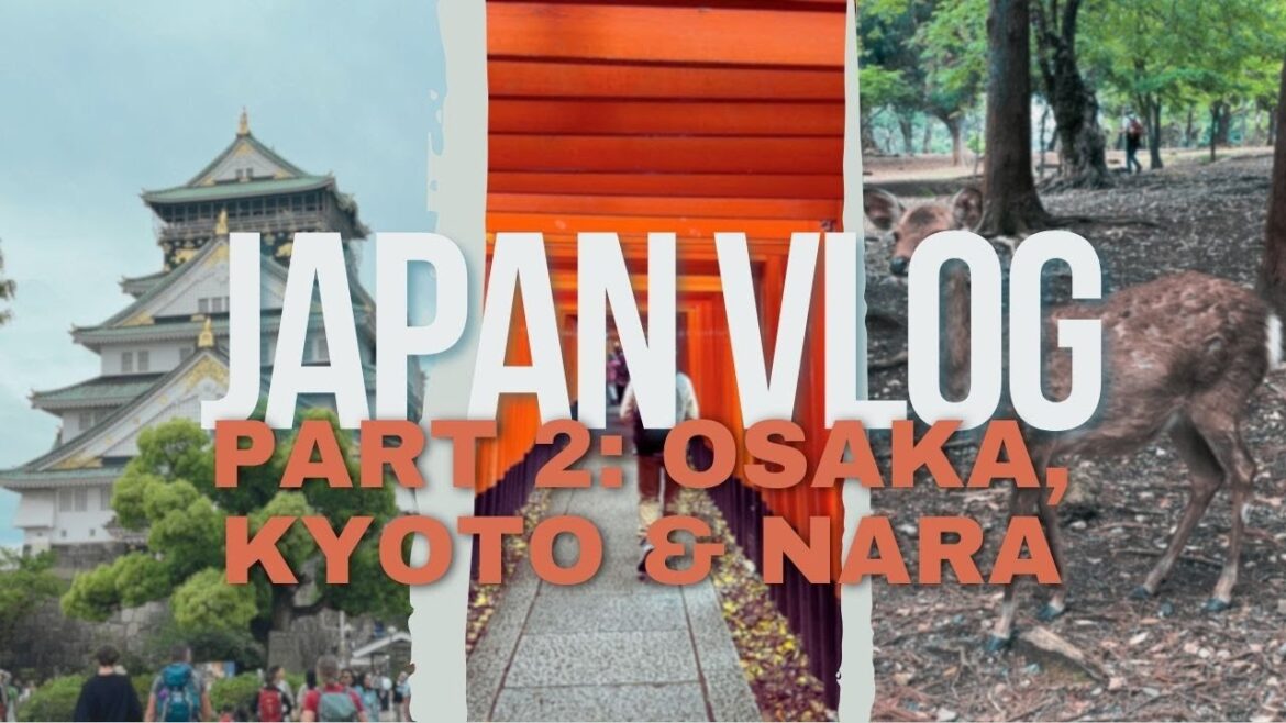 Japan Vlog Part 2 : Osaka, Kyoto & Nara