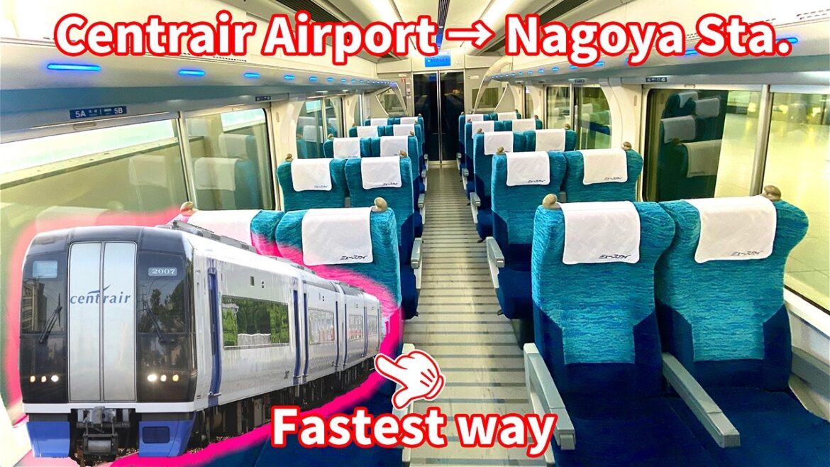 The Fastest Way for Only $9! Travel from Centrair Airport to Nagoya Station by μSKY train🇯🇵 The Fastest Way for Only $9! Travel from Centrair Airport to Nagoya Station by μSKY train🇯🇵