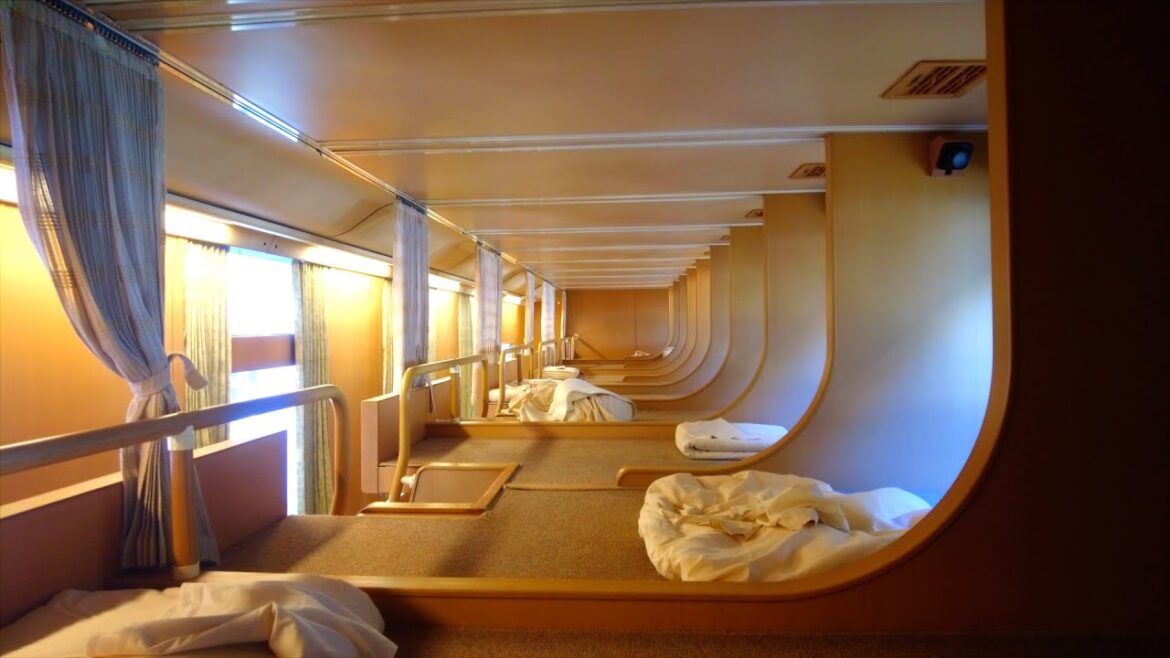 Japan's Cheapest Sleeper Train from Tokyo to Takamatsu | Sunrise Express 🛌😪