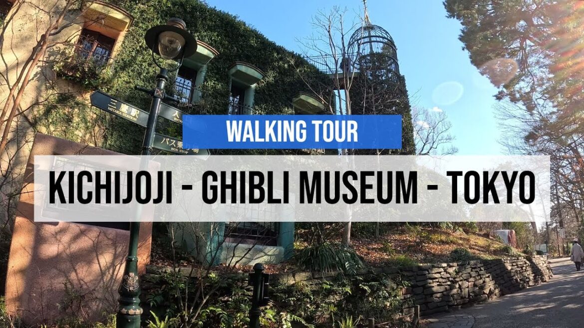 Walking Tour - Kichijoji Japan - Walking direction to The Ghibli Museum  | 4K