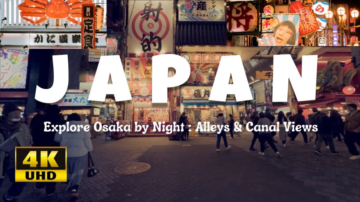 [Japan] Osaka After Dark: Night Walkthrough Dotonbori