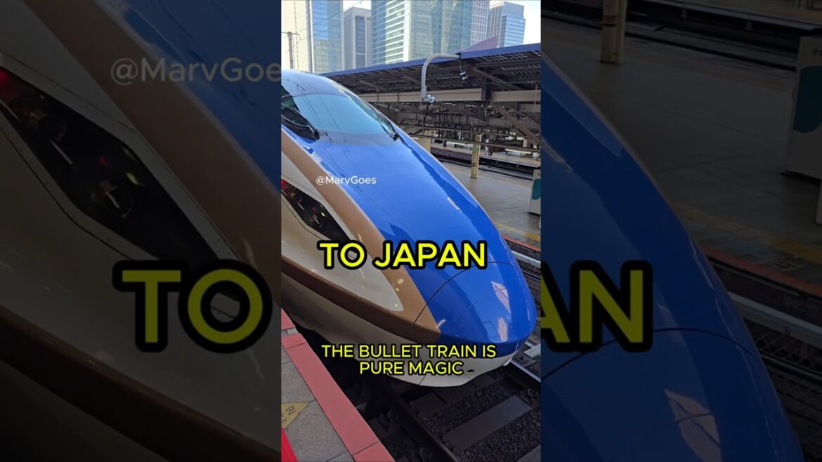 The JAPAN BULLET TRAIN is Pure Magic! The JAPAN BULLET TRAIN is Pure Magic!