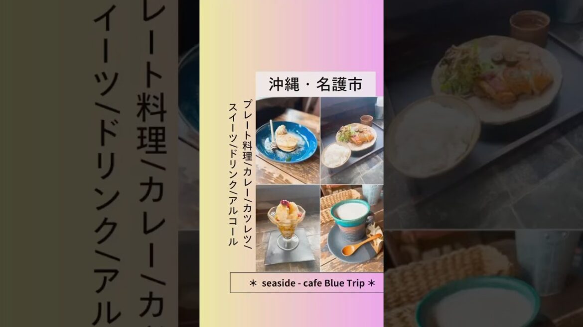 【沖縄・名護市】📍cafe blue trip #名護市 #名護市グルメ #沖縄グルメ #seasidecafebluetrip #名護市ランチ