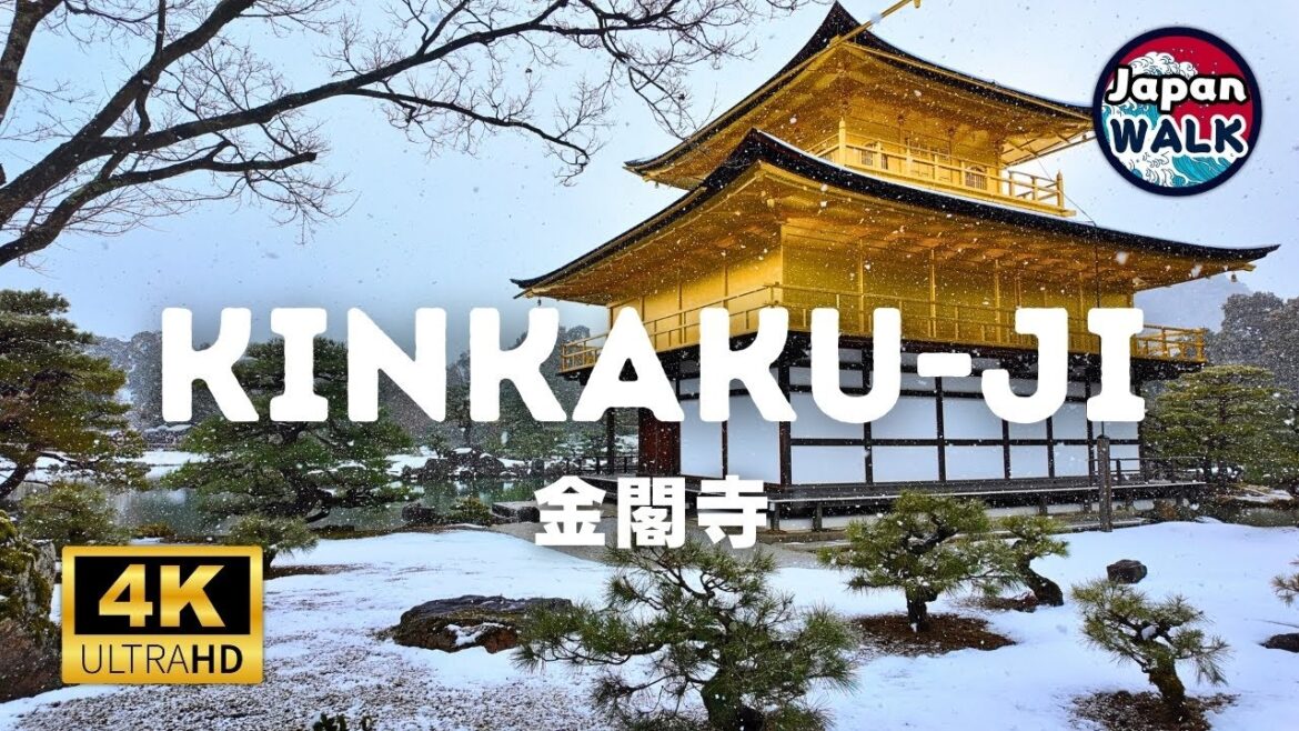 Kinkaku-ji: Kyoto’s Golden Pavilion in a Snowstorm | Walking Tour | The Japan Walk | 4K Kinkaku-ji: Kyoto’s Golden Pavilion in a Snowstorm | Walking Tour | The Japan Walk | 4K