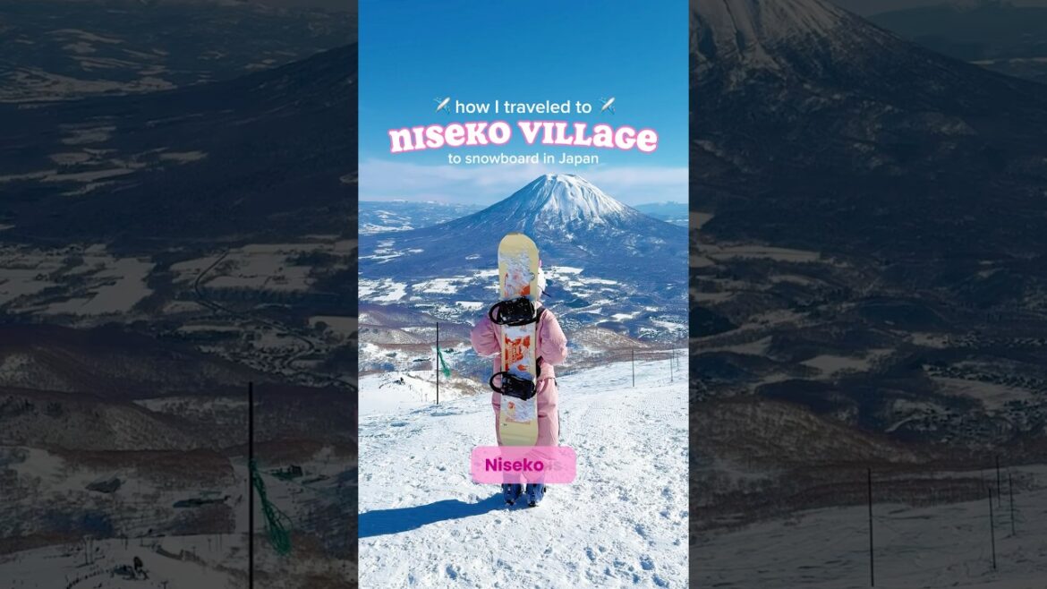 How We Traveled to Niseko, Hokkaido to SNOWBOARD! 🏂
