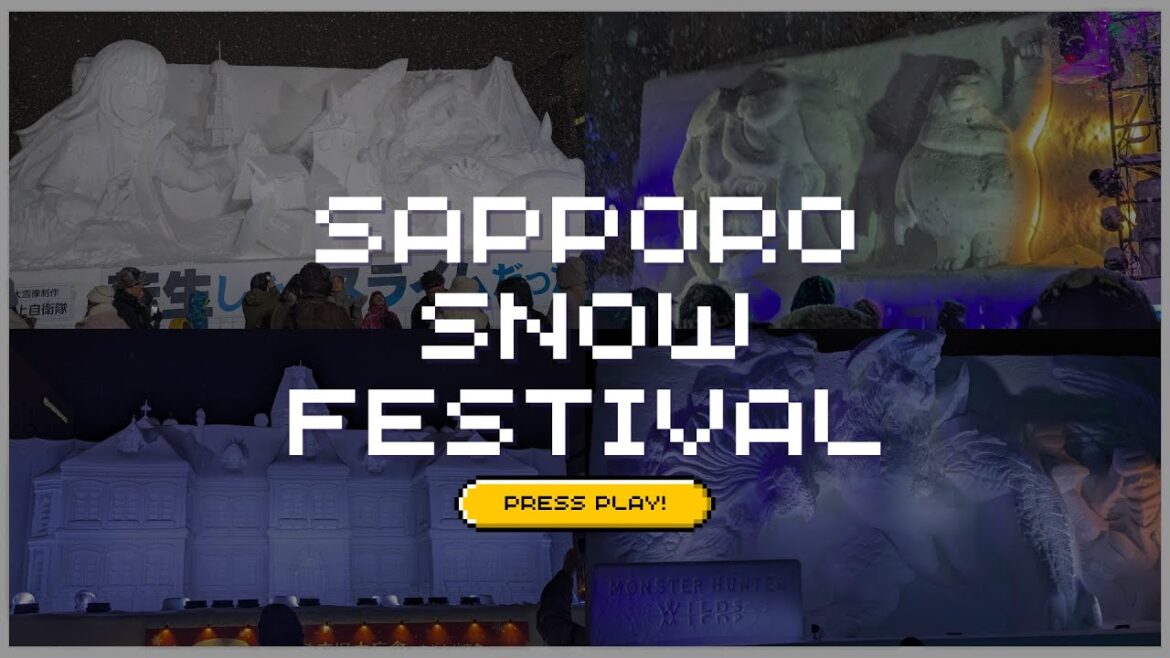 Sapporo Snow Festival Walking Tour | Projection Mapping | Odori Park | Sapporo | Hokkaido Sapporo Snow Festival Walking Tour | Projection Mapping | Odori Park | Sapporo | Hokkaido