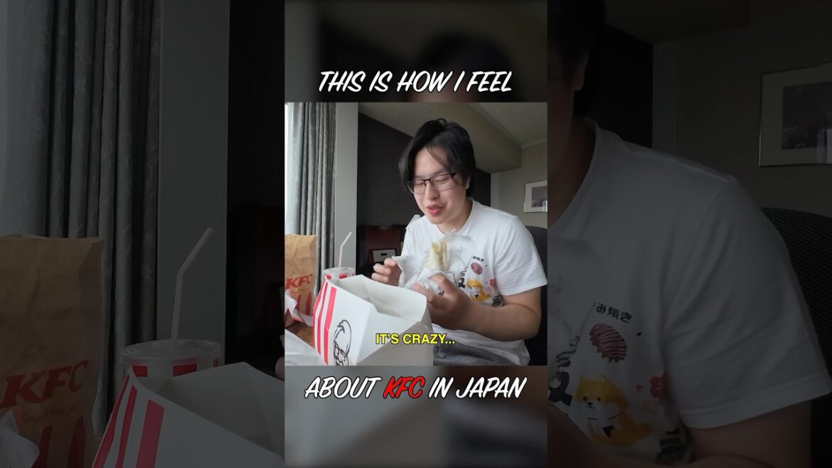 Japanese KFC is ____ #shorts #travel #japan #kfc #review