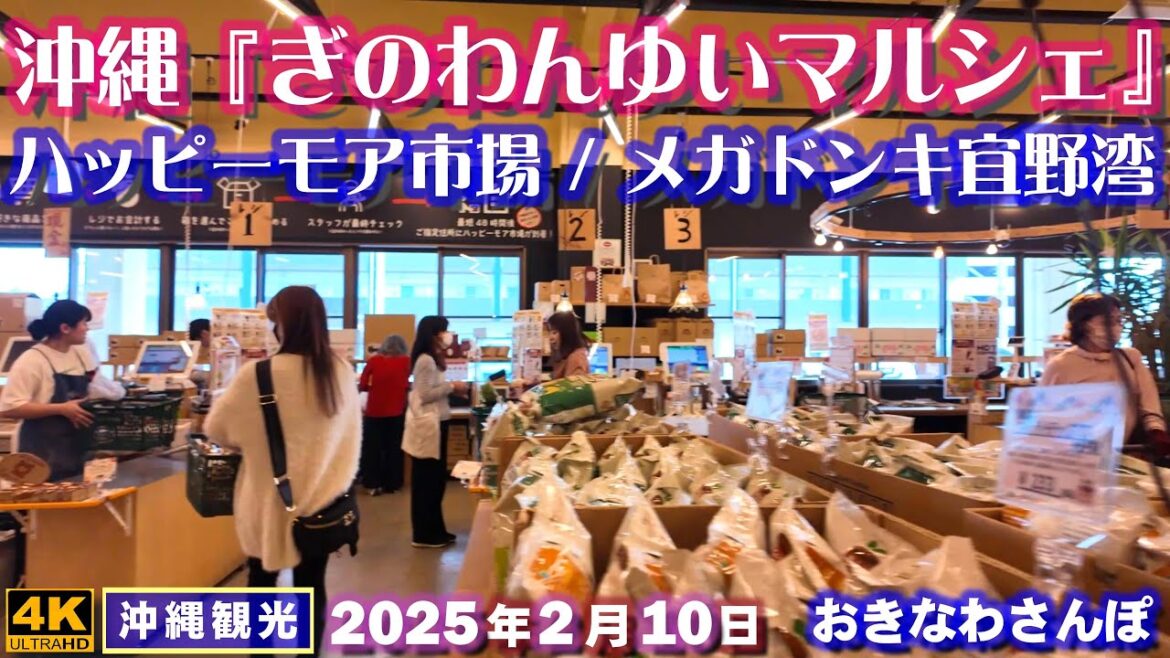 ◤沖縄旅行☂雨の日もOK◢ ぎのわんゆいマルシェ/ハッピーモア市場/MEGAドンキ宜野湾 ♯924 おきなわさんぽ：沖縄散歩 Ginowan Yui MarcheMega Donki Ginowan.