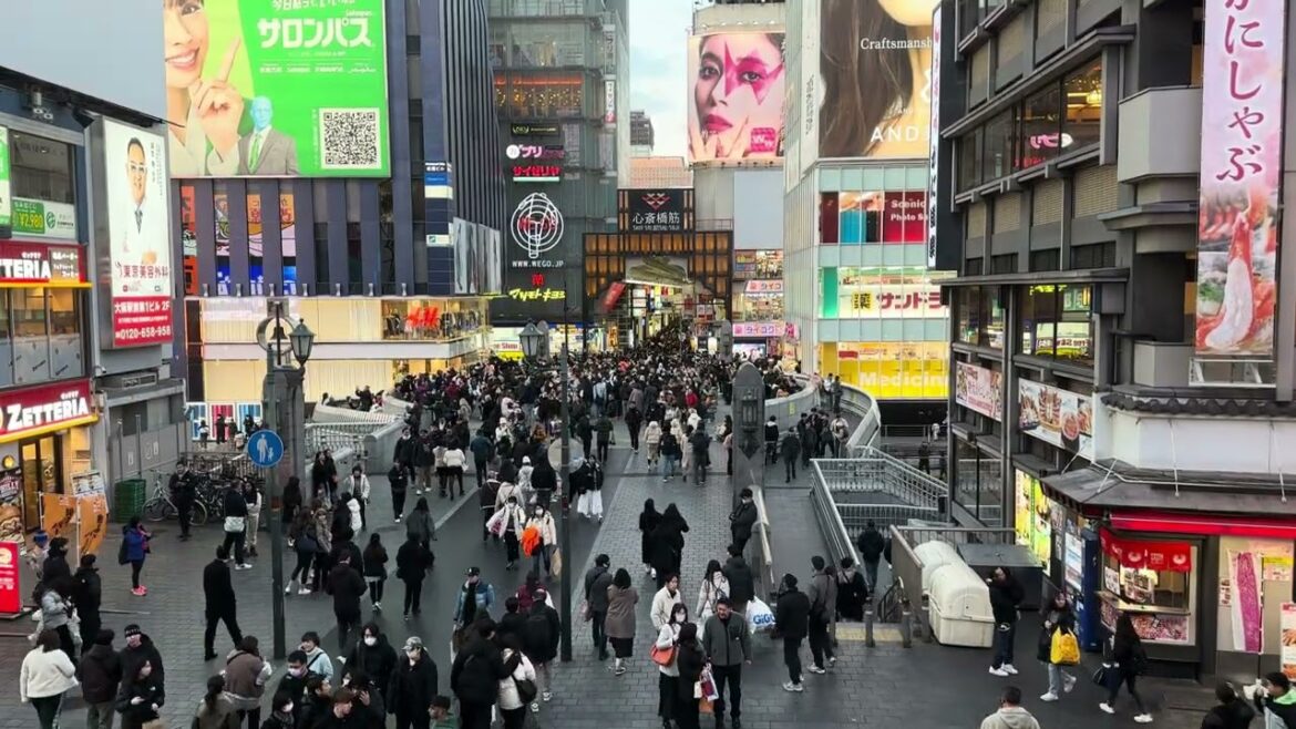 [4K/UHD] Osaka (JAPAN) 2025 (Ebisubashi-suji Shopping Street) [Japan Travel Guide]
